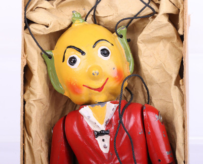 Barrett & Sons for Luntoy boxed Mr Turnip lead painted string puppet - 2