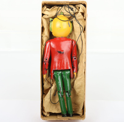Barrett & Sons for Luntoy boxed Mr Turnip lead painted string puppet - 4