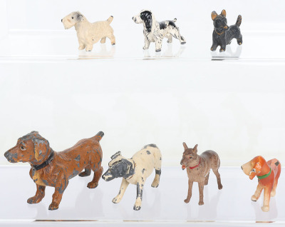 Seven lead painted Dogs - 2