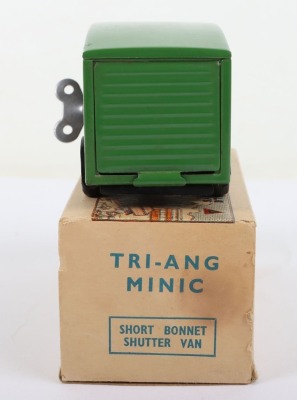 Tri-ang Minic Short Bonnet Shutter Van - 3