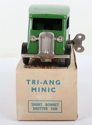 Tri-ang Minic Short Bonnet Shutter Van - 4