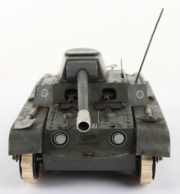 Gescha (German) Tinplate clockwork Tank - 5