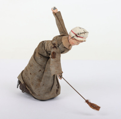 Fernand Martin tinplate c/w maid with broom chasing a mouse - 2