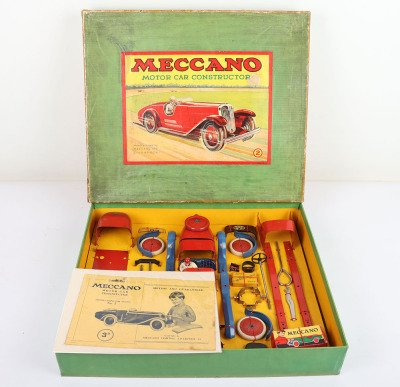 Boxed Meccano No.2 Motor Car constructors outfit