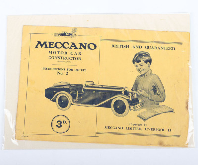 Boxed Meccano No.2 Motor Car constructors outfit - 5