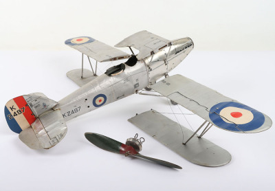 A rare Frog flying scale model of a RAF Hawker Hart Land-Going day Bomber, 1934 - 7