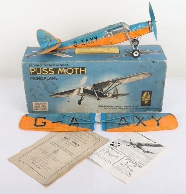 A Frog flying scale model of the De Havilland 80A Puss Moth 3 Seat Cabin Monoplane, circa 1935 - 2