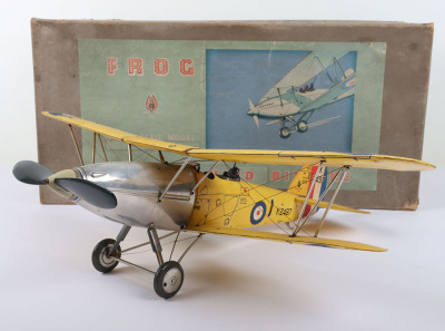 A very rare Frog flying scale model of a RAF Hawker Hind Biplane Trainer, 1941