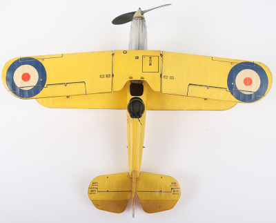 A very rare Frog flying scale model of a RAF Hawker Hind Biplane Trainer, 1941 - 4