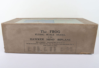 A very rare Frog flying scale model of a RAF Hawker Hind Biplane Trainer, 1941 - 11