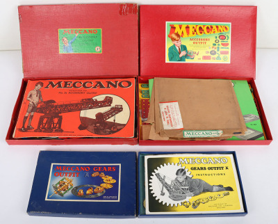 Selection of Meccano construction sets