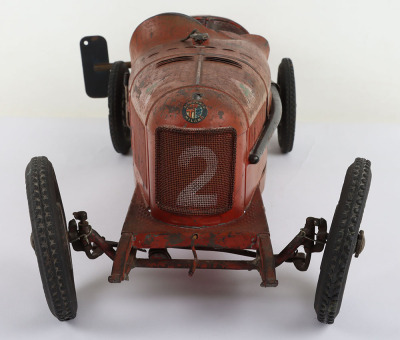 1930’s CIJ (France) Alfa Romeo P2 Clockwork Racing Car - 4