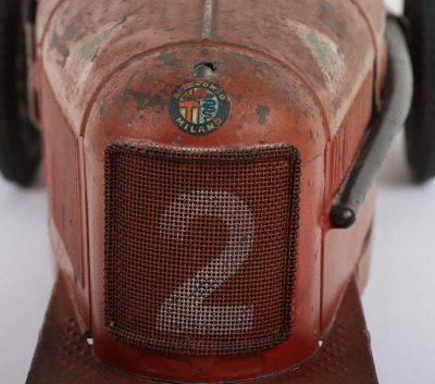 1930’s CIJ (France) Alfa Romeo P2 Clockwork Racing Car - 5