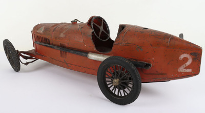 1930’s CIJ (France) Alfa Romeo P2 Clockwork Racing Car - 7