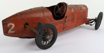 1930’s CIJ (France) Alfa Romeo P2 Clockwork Racing Car - 10