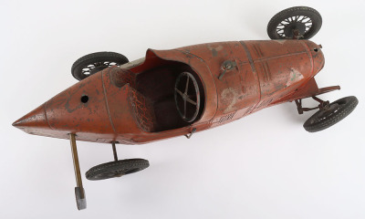 1930’s CIJ (France) Alfa Romeo P2 Clockwork Racing Car - 11