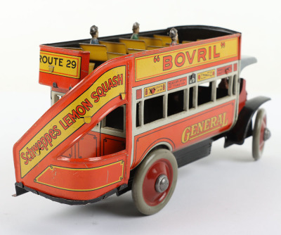 A Distler (German) Clockwork General Double Decker Bus - 3