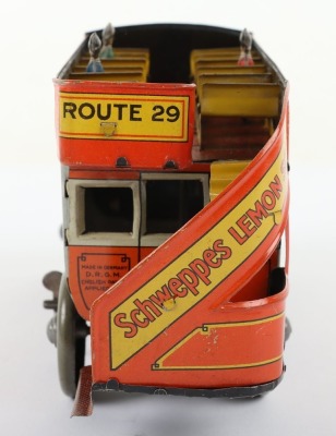 A Distler (German) Clockwork General Double Decker Bus - 4