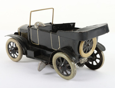 German Tinplate Clockwork Open Model Ford - 2