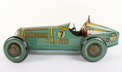 Scarce Mettoy (England) Tinplate Racing Car - 3