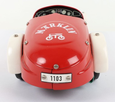 Marklin (Germany) 1103 Tinplate Construction Racing Car, - 8