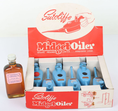 Sutcliffe trade box of six Midget Oiler’s, 1960s