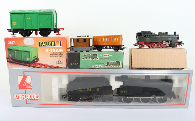 Lima 0 Gauge electric 2-Rail LMS black Class 3F Locomotive and Tender