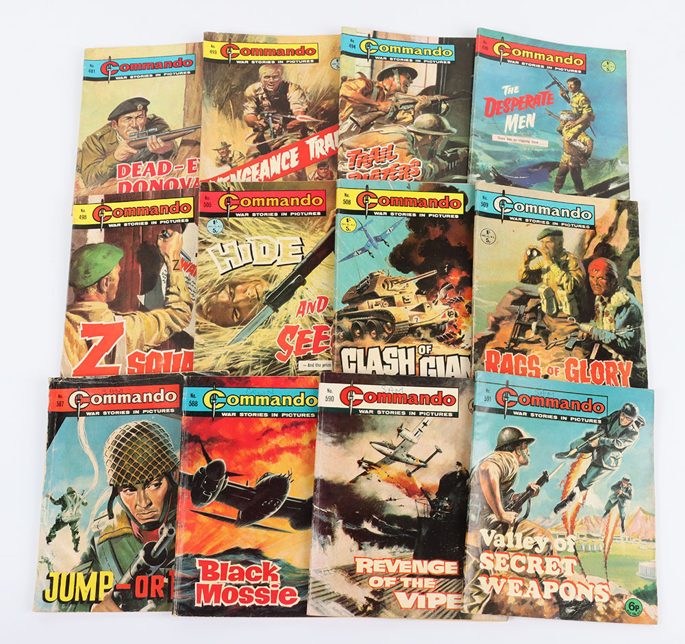 Comic Picture Library A Quantity of Commando and War Picture Library Comics