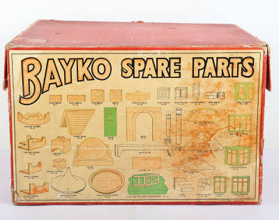 Rare Bayko retailers ‘Spare Parts’ counter top cabinet, circa 1950