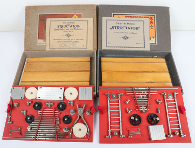 Bing boxed Structator sets 1 and 1A, circa 1920 - 4