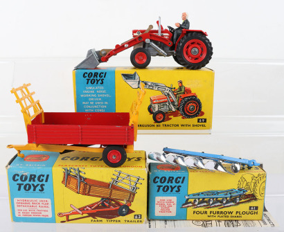 Corgi Toys 69 Massey-Ferguson 165 Tractor with shovel