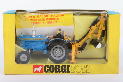 Corgi Toys 72 Ford 5000 Super Major Tractor, with trenching bucket