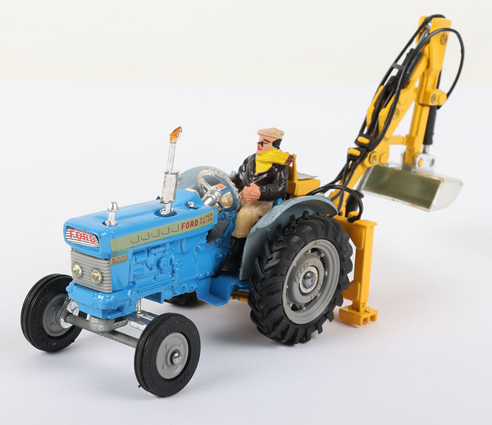 Corgi Toys 72 Ford 5000 Super Major Tractor, with trenching bucket