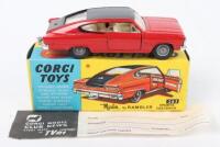 Corgi Toys 263 Marlin Rambler Sports Fastback