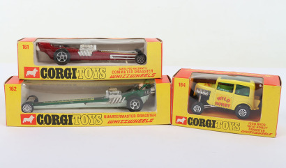 Three Corgi Whizzwheels Dragsters