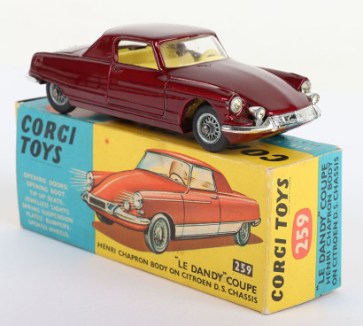 Corgi Toys 259,” Le Dandy” Coupe, Henri Chapron body on Citroen D.S. Chassis