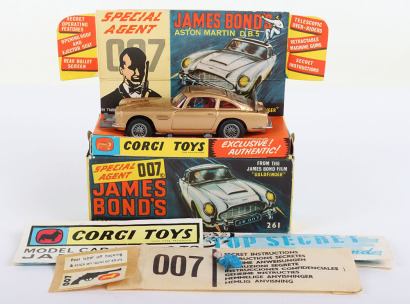 Corgi Toys 261 James Bond Aston Martin D.B.5 from the Film “Goldfinger”