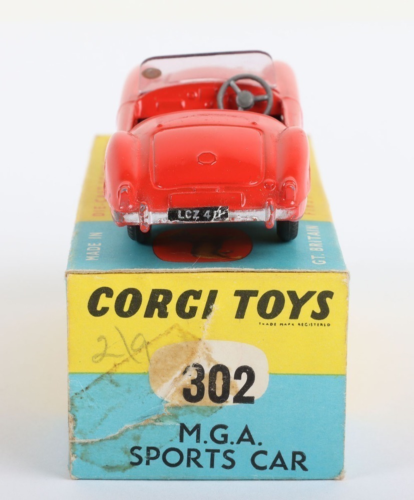 Corgi Toys 302 Mga Sports Car Mib Avec Rare Boite Sans Illustration