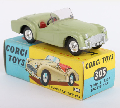 Corgi Toys 305 Triumph T.R.3, Sports Car