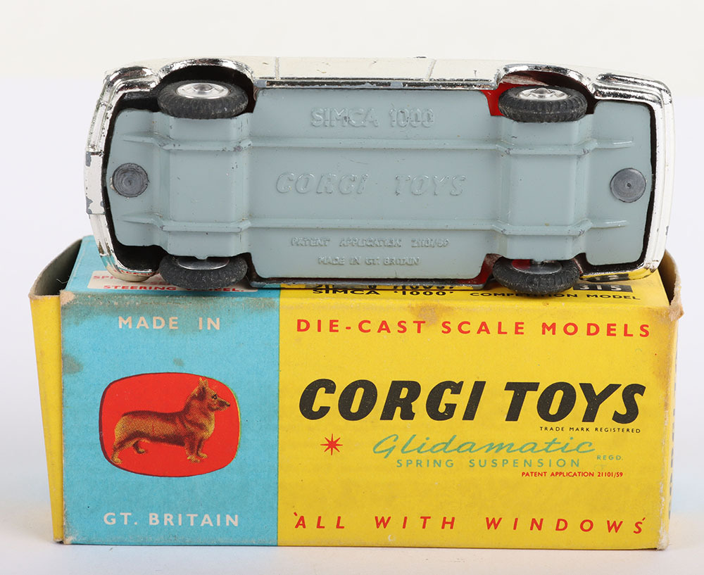 Corgi Toys 315 Simca '1000' Competition, chrome plated body