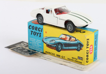 Corgi Toys 324 Marcos 1800 GT with Volvo Engine