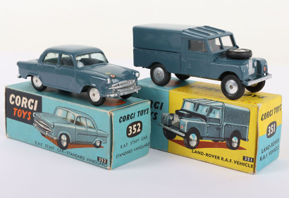 Two Boxed Vintage Corgi R.A.F. Models