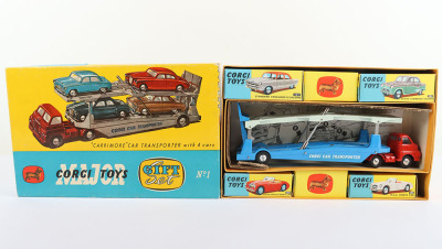 Corgi Major Toys Gift Set No1 “Carrimore Car” Transporter with Four Cars - 2