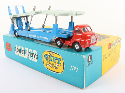 Corgi Major Toys Gift Set No1 “Carrimore Car” Transporter with Four Cars - 5