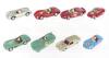 Eight unboxed Solido Competition Diecast Cars 1/43 scale, circa 1960’s