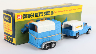 Corgi Toys Gift Set 15 Land-Rover with Horse Box, 2nd issue with Whizzwheels - 6