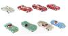 Eight unboxed Solido Competition Diecast Cars 1/43 scale, circa 1960’s - 2