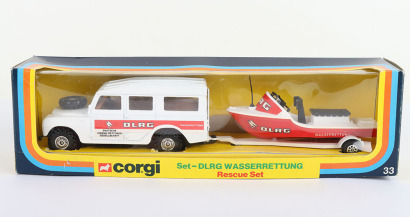 Corgi German Export issue Set 33 DLRG Landrover Rescue Set