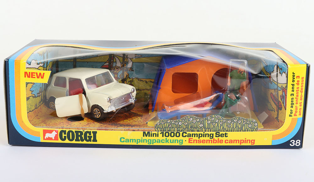 CORGI Mini 1000 Camping Set 38 空箱のみ！ Corgi 38 Mini 1000 Camping set