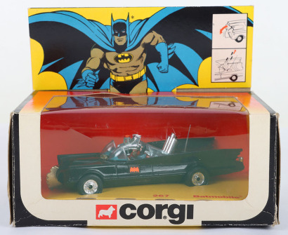 Corgi Toys 267 Batmobile with Header-card, circa 1981 issue